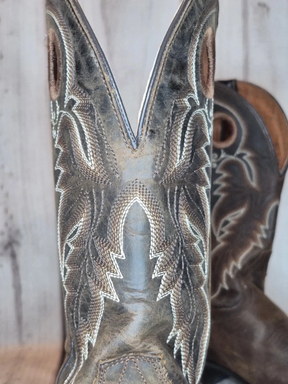Dan Post Men's Size 10 D Abram Embroidered Brown Western Boots